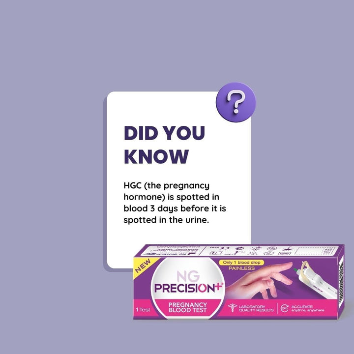 NG PRECISION+ Pregnancy Blood Test (hCG)