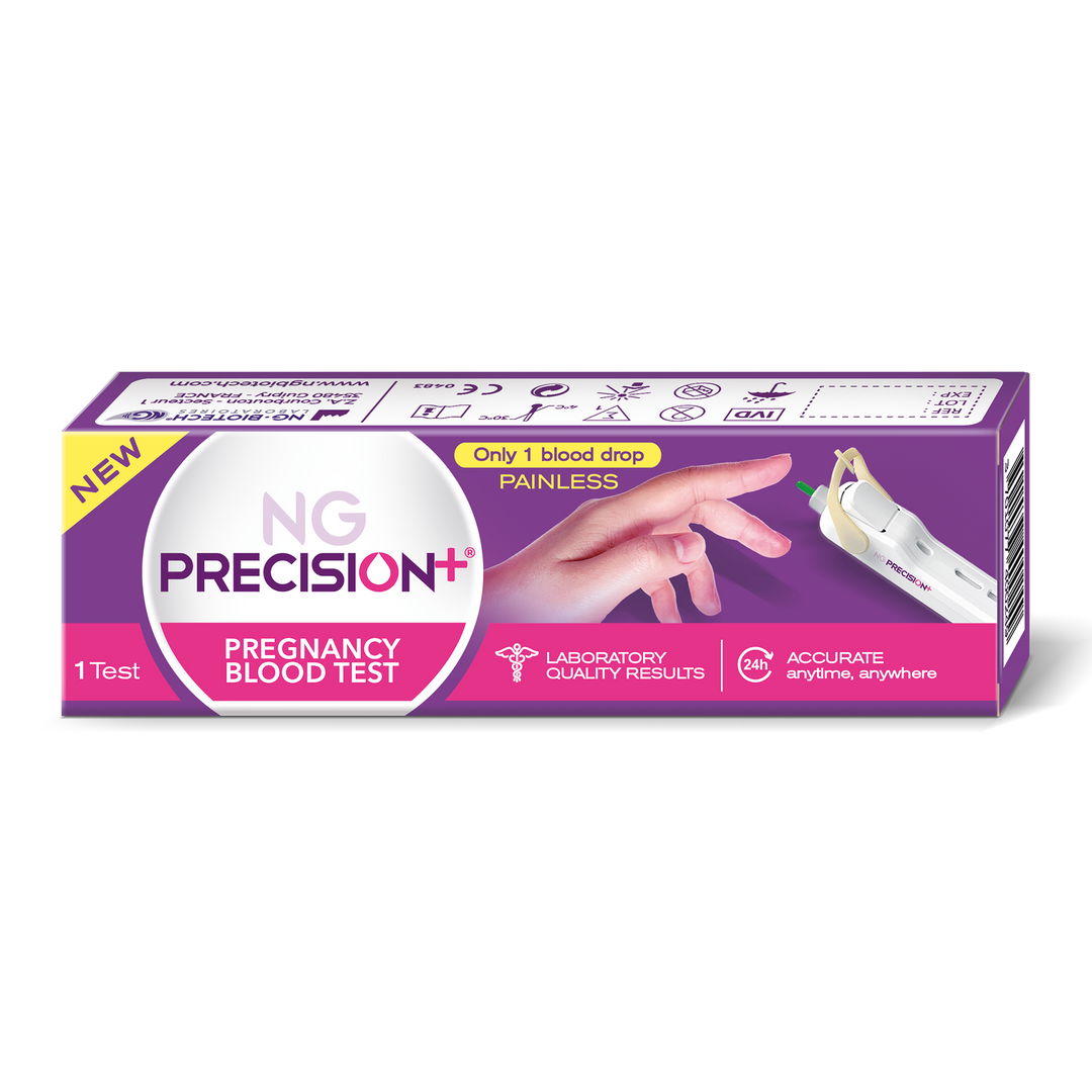 outer packaging of ng precision pregnancy test