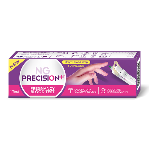 outer packaging of ng precision pregnancy test